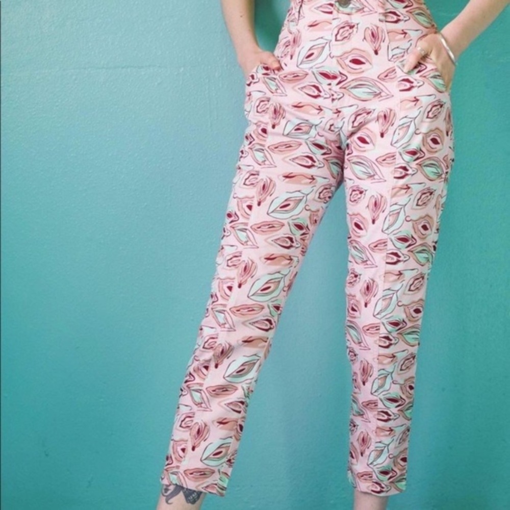 RARE Lucy & Yak Vulva Print Camden Pants